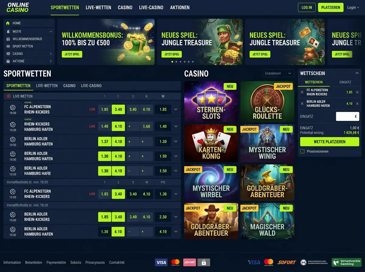 Vlad — Spiele und Quoten